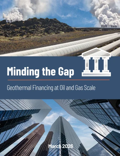 Minding the Gap: Geothermal Finance